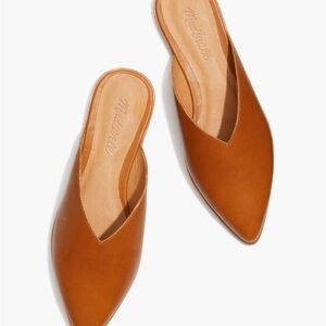 Madewell Emilia Mule in Brown Leather